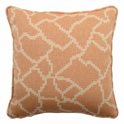 Luxurious cushion square Carrè in multicolor/pattern fabric