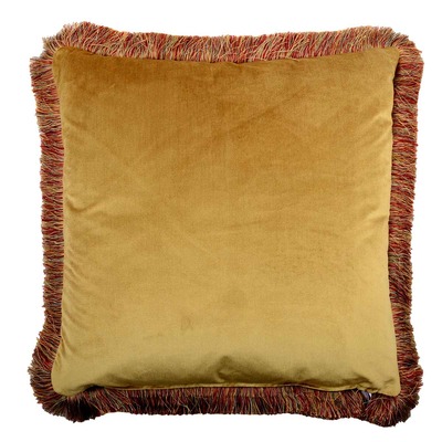 Luxurious cushion square Carrè in multicolor/pattern fabric