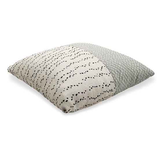 Luxurious cushion square Carrè in false unit fabric