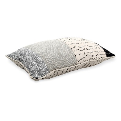 Luxurious cushion rectangular Bandè in false unit fabric