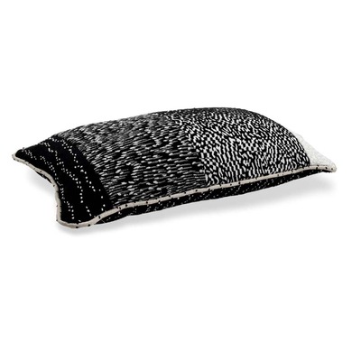 Luxurious cushion rectangular Bandè in false unit fabric