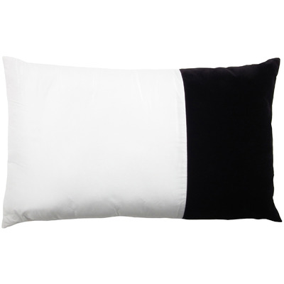 Luxurious rectangular cushion Simple in solid color velvet