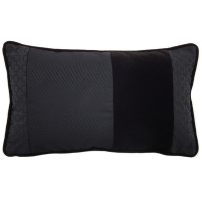 Luxurious cushion rectangular Bandè in false unit fabric