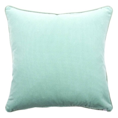 Luxurious cushion square Carrè in solid color velvet