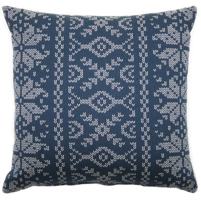 Luxurious cushion square Carrè in multicolor/pattern fabric