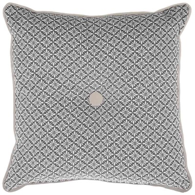 Luxurious cushion square Carrè in multicolor/pattern fabric