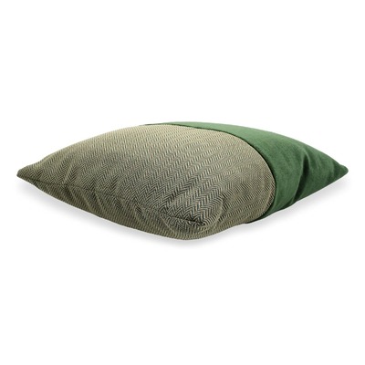 Luxurious cushion square Carrè Bis in false unit fabric