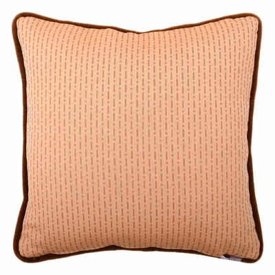 Cuscino d'arredo quadrato Carrè Three in tessuto geometrico 