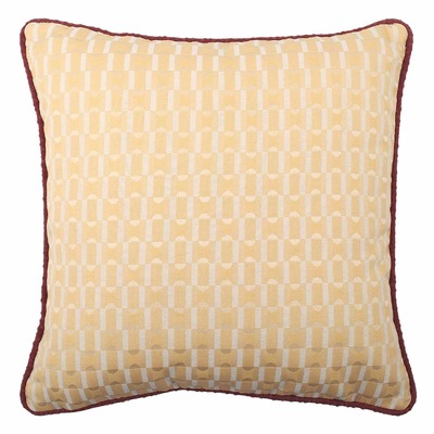 Cuscino d'arredo quadrato Carrè in tessuto geometrico 