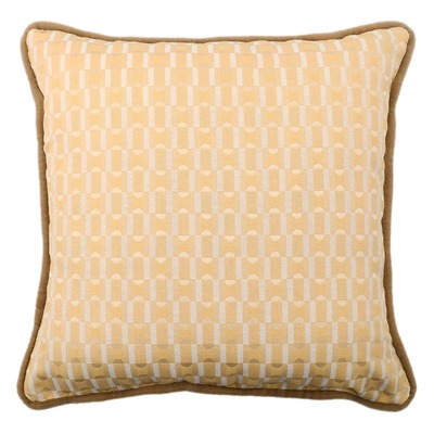 Cuscino d'arredo quadrato Carrè in tessuto geometrico 