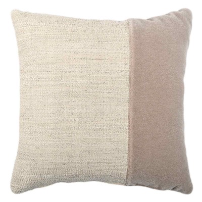 Luxurious cushion square Carrè Stripe in false unit fabric
