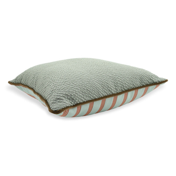 Luxurious cushion square Carrè in false unit fabric