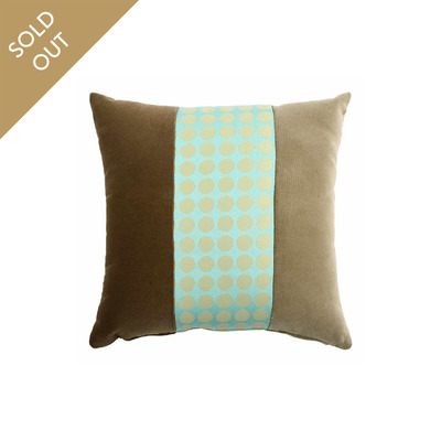 Luxurious cushion square Carrè Degradè in multicolor/pattern fabric