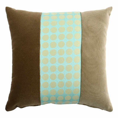 Luxurious cushion square Carrè Degradè in multicolor/pattern fabric