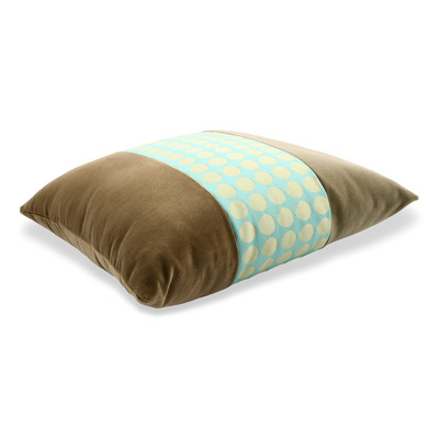 Luxurious cushion square Carrè Degradè in multicolor/pattern fabric