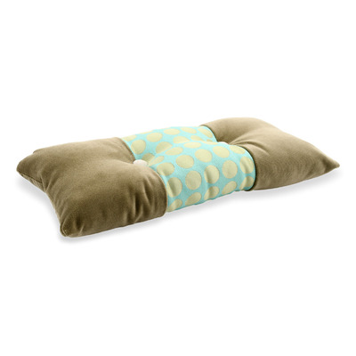 Luxurious cushion rectangular Cucù in multicolor/pattern fabric
