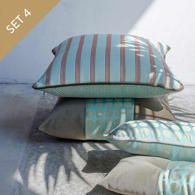 Luxurious Cushions' Set in designer fabric