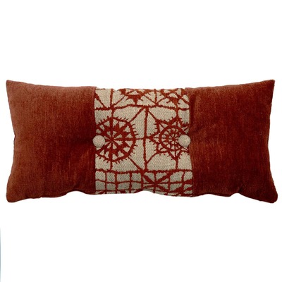 Cuscino d'arredo rettangolare Cucù in tessuto multicolor/fantasia