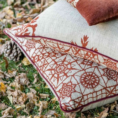 Cuscino d'arredo quadrato Maxioval in tessuto multicolor/fantasia