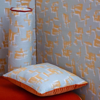 Luxurious cushion roll Rullo in multicolor/pattern fabric