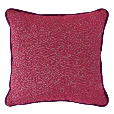 Luxurious cushion square Carrè in false unit fabric
