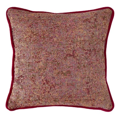 Luxurious cushion square Carrè in false unit fabric