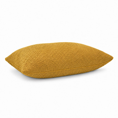 Luxurious cushion rectangular Longue in false unit fabric