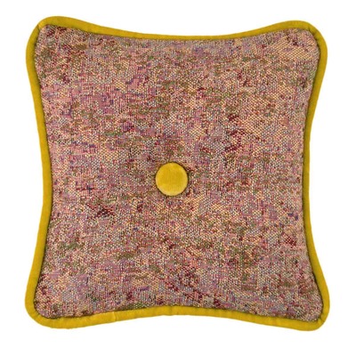 Luxurious cushion square Carrè in false unit fabric