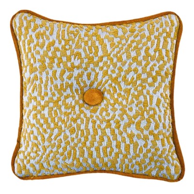 Luxurious cushion square Carrè in false unit fabric