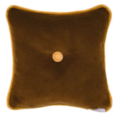 Luxurious cushion square Carrè in false unit fabric