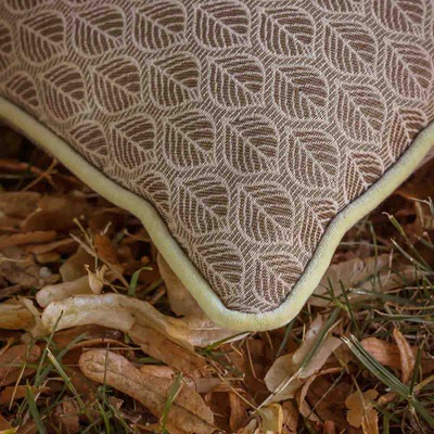Luxurious cushion square Carrè in multicolor/pattern fabric