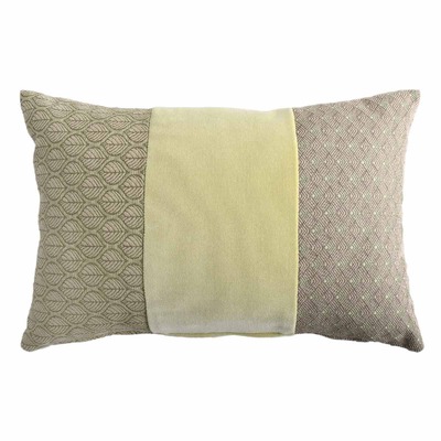 Luxurious cushion rectangular Degradè in multicolor/pattern fabric