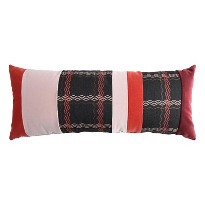 Luxurious cushion square Carrè Degradè in false unit fabric