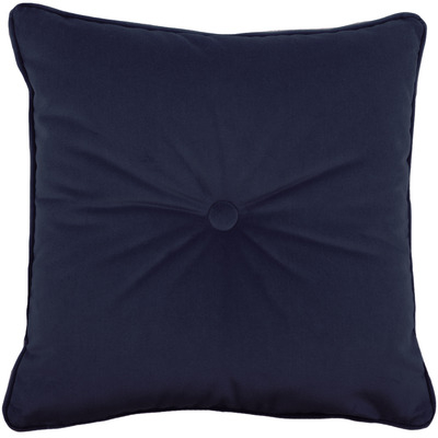 Luxurious cushion square Carrè in solid color fabric