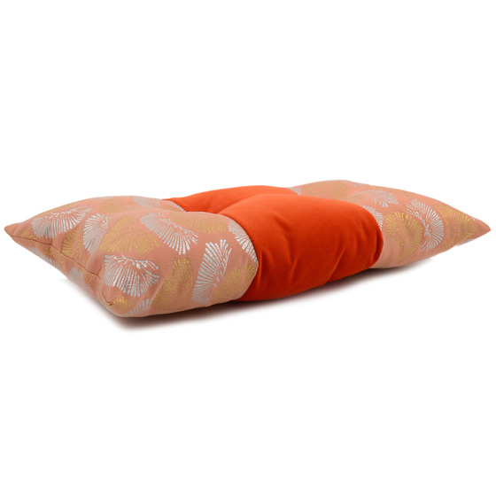 Luxurious cushion rectangular Cucù in multicolor/pattern fabric
