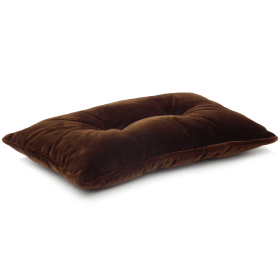 Luxurious cushion rectangular Extra in solid color velvet