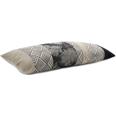 Luxurious cushion rectangular Baguette in geometric fabric