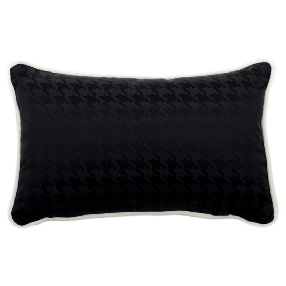 Luxurious cushion rectangular Longue in multicolor/pattern fabric