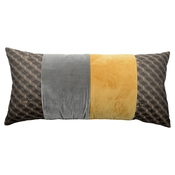 Cuscino d'arredo rettangolare Degradè in tessuto multicolor/fantasia