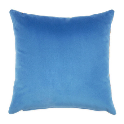 Luxurious cushion square Carrè Degradè in solid color velvet