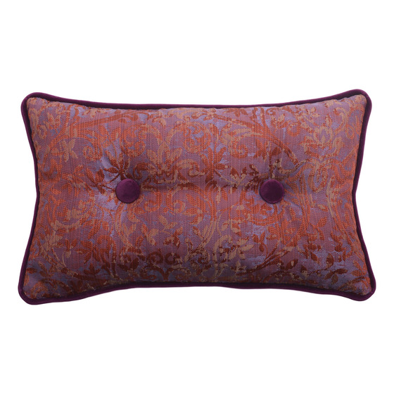 Luxurious cushion rectangular Extra in multicolor/pattern fabric