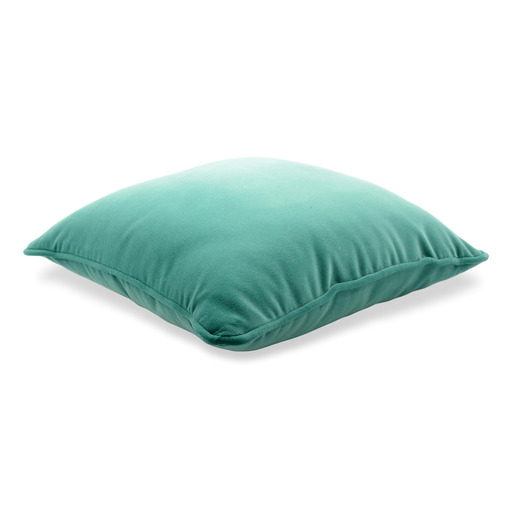 Luxurious cushion square Carrè in solid color velvet