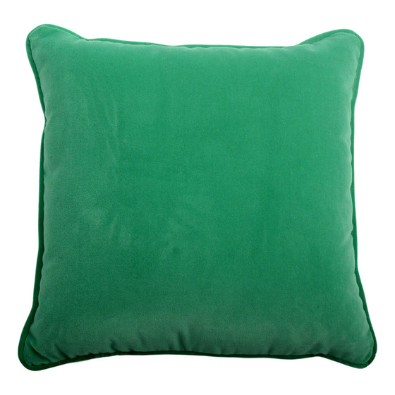 Luxurious cushion square Carrè in solid color velvet