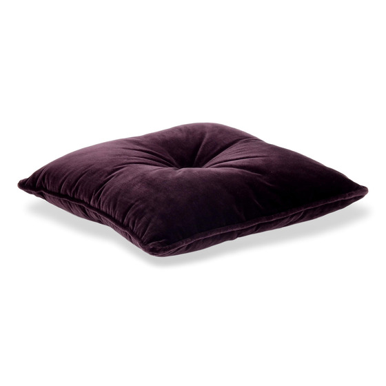 Cuscino d'arredo quadrato Carrè in velluto tinta unita