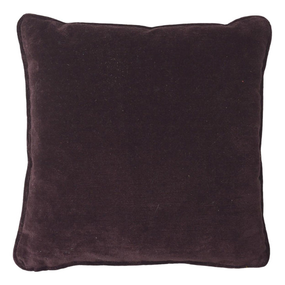 Cuscino d'arredo quadrato Carrè in velluto tinta unita