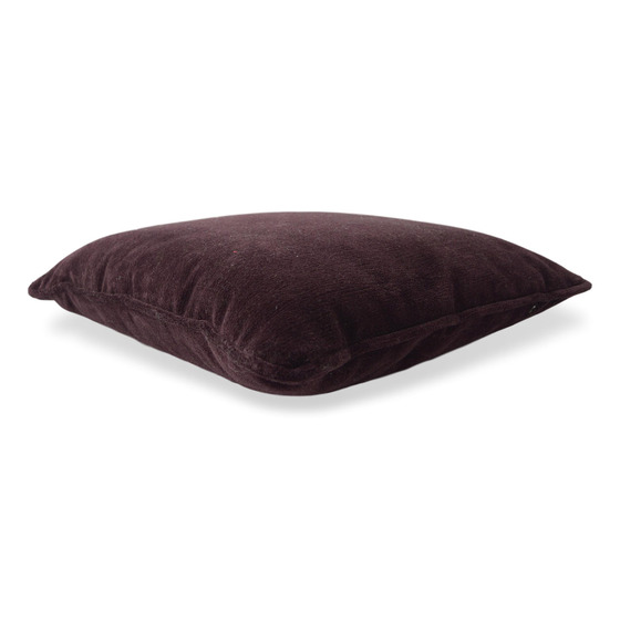 Cuscino d'arredo quadrato Carrè in velluto tinta unita