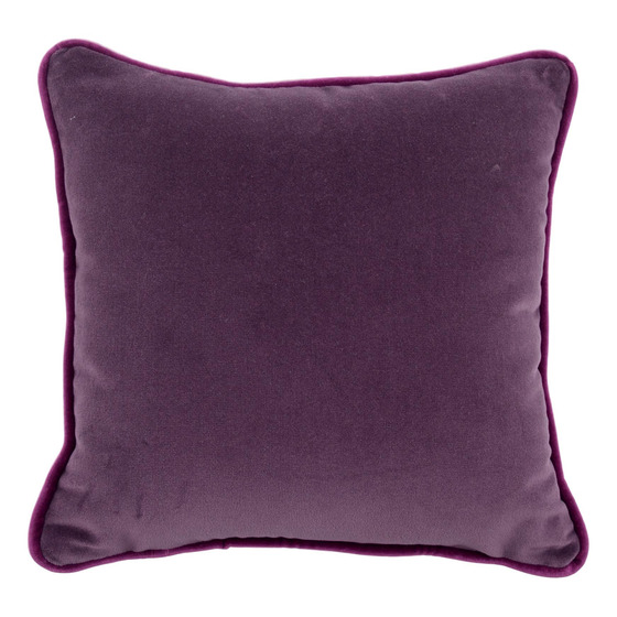Cuscino d'arredo quadrato Carrè in velluto tinta unita