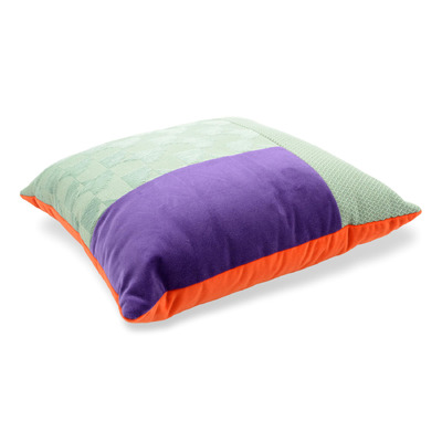 Cuscino d'arredo quadrato Carrè T in tessuto multicolor/fantasia