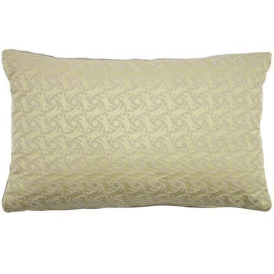 Luxurious cushion rectangular Elle in multicolor/pattern fabric