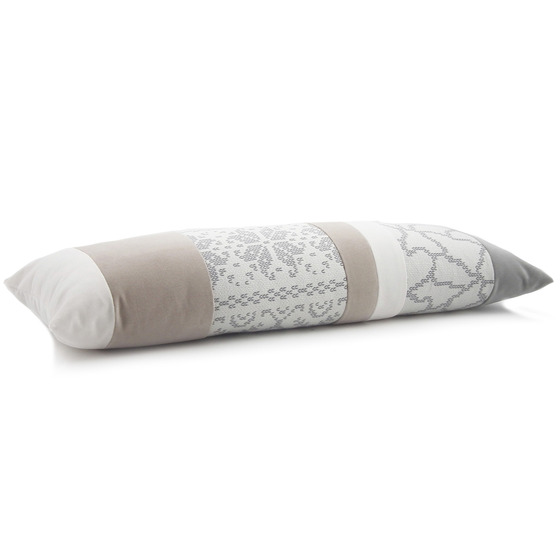 Cuscino d'arredo rettangolare Baguette in tessuto multicolor/fantasia